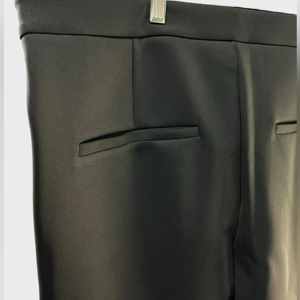Good American Scuba Cropped Straight Trousers Black Size 16 NWT - Picture 7 of 10